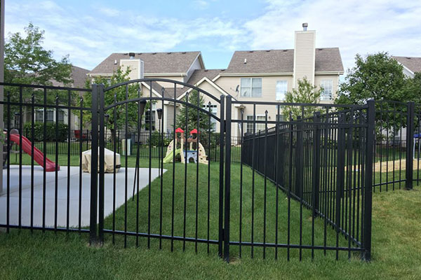 The playing area with Fence Gateway in Batavia, IL The playing area with Fence Gateway in Batavia, IL