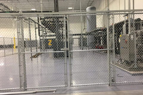 Galvanized chain link for commercial space,IL