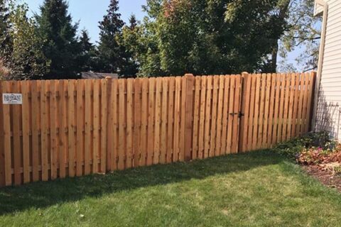 Traditional style wooden fencing,IL