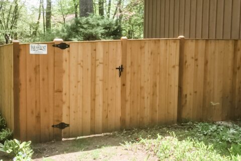 Functionality, and durability of wooden fence in Chicagoland area