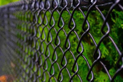 Process of installing a chain link fence in IL