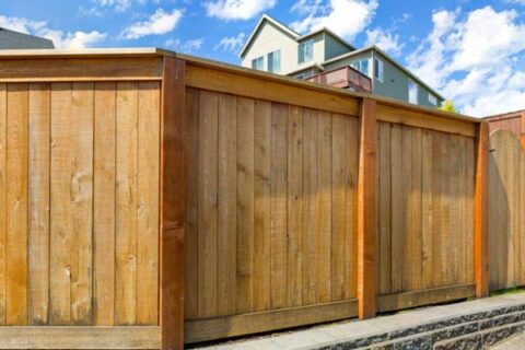 The strong wooden for fence in house from Paramount Fence