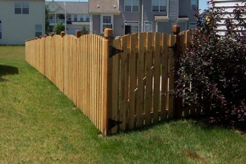 wooden fence