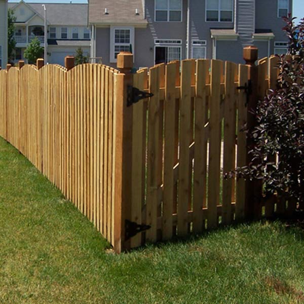 wooden fence