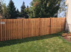 Modern PVC fences