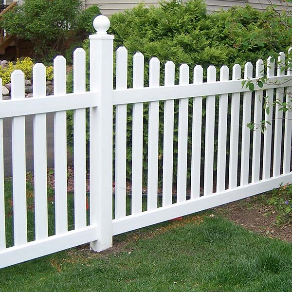 PVC White Scalloped Picket_Ball Caps