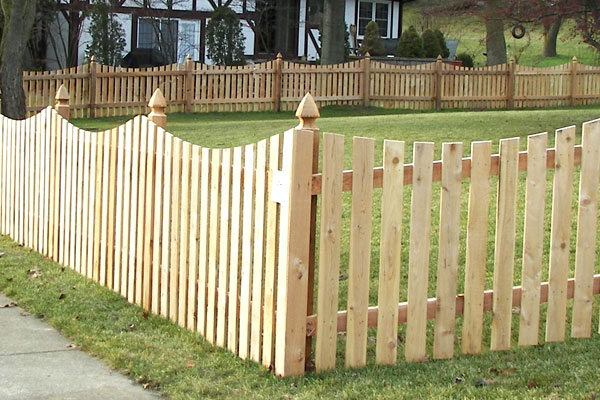 Picket Scalloped Fence Picket Scalloped Fence