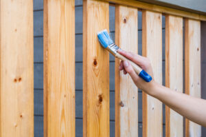 painted fence