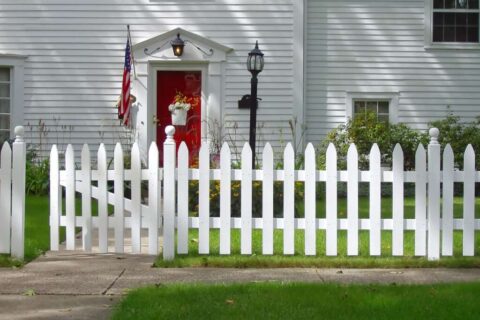 After View of a Picket Fence Maintenance Service by Paramount Fence in Chicago, IL