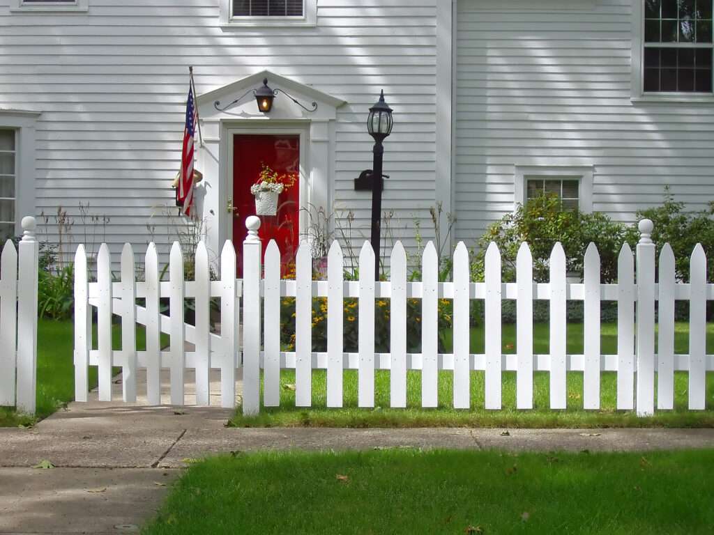 After View of a Picket Fence Maintenance Service by Paramount Fence in Chicago, IL
