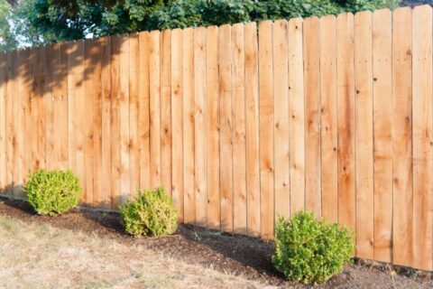An Aerial View of a Solid Wooden Fence Installed by Paramount Fence in Chicago, IL